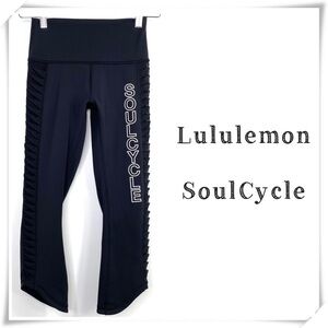 Lululemon SoulCycle Spell-Logo Mesh Crop Leggings